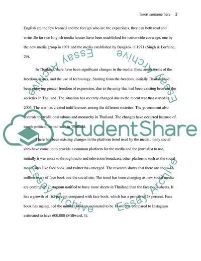 Media in Laos and Thailand