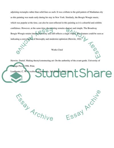 The abstract artwork of Piet Mondrian