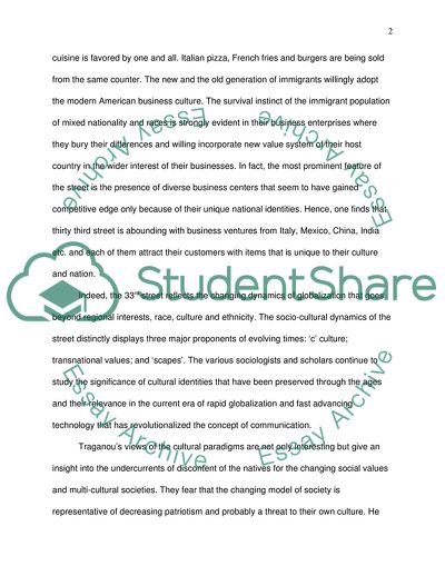 The Cultural Dynamics of a Street