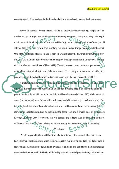 Take Good Care of Your Kidneys to Avoid Renal Failure