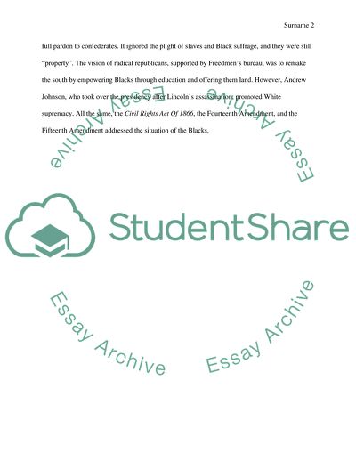 The Civil War amid the South and the North