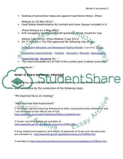 FDA - US Food and Drug Administration