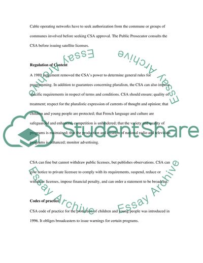 Broadcasting Industry