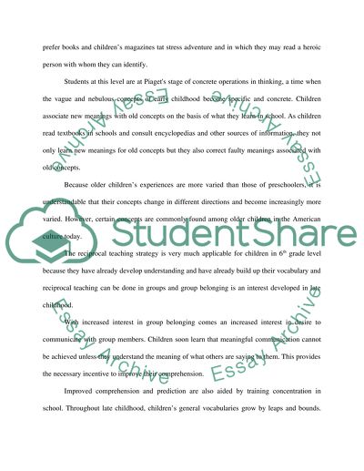 Reciprocal Teaching