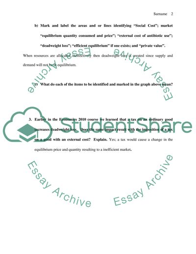 Questions in the Economics 2010 Course