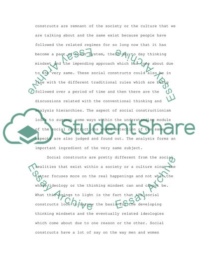 How True Is It to Say that Femininity and Masculinity Are Social Constructs