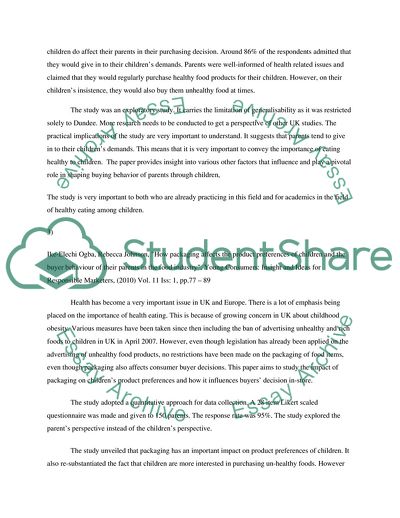 How Children Effect the Buying Habits of Their Parents