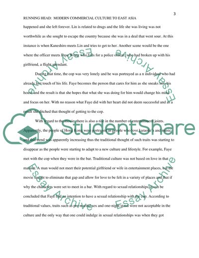 The Movies Chungking Express, the Personals and Oasis