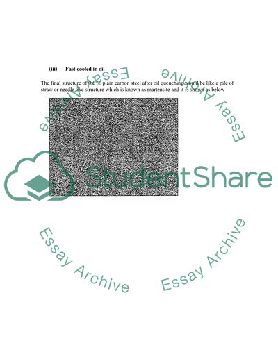 Structure Properties and Treatment of Steels