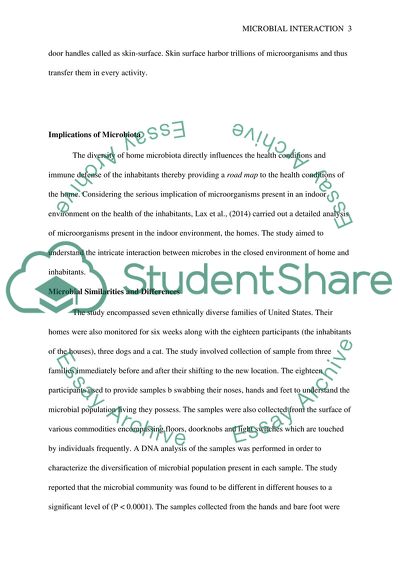 Longitudinal Analysis of Microbial Interaction Between Humans And The Indoor Environment