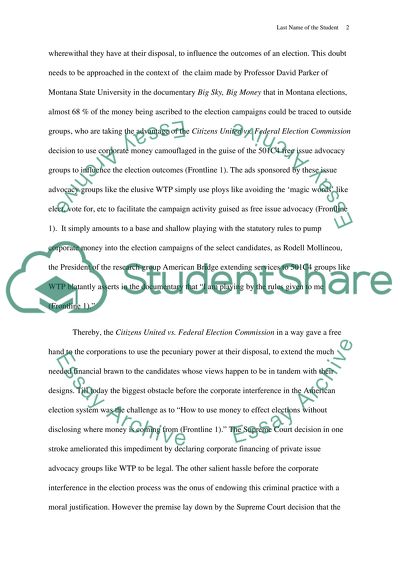 The Special Characteristics of the Corporate Structure