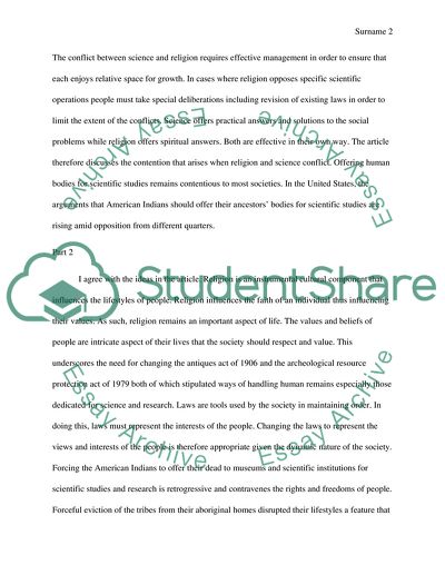 Reading Response