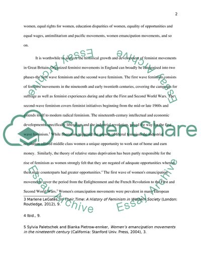 Feminism and World War II in England