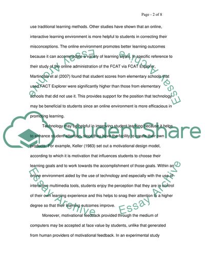 The Effects of Technology on Student Achievement