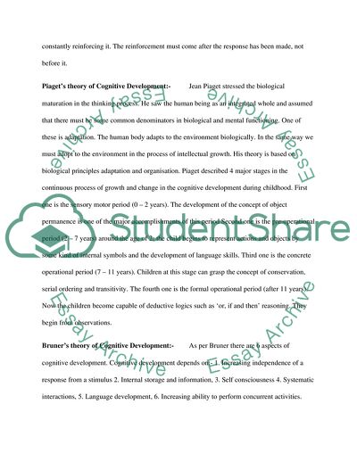 Theories of Learning