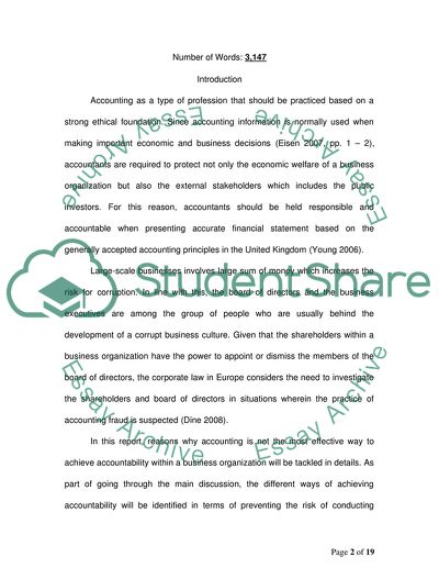 The Most Effective Means of Achieving Accountability in Organizations