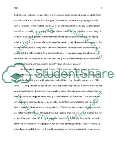 Americans with Disabilities Act