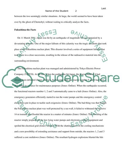 The Japanese Nuclear Disaster