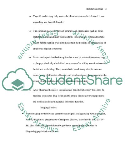 social work essay bipolar assessment