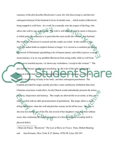 An Analysis of Fairies as a Literary Device In Medieval Folklore