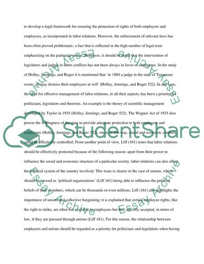 Labor Relations and Collective Bargaining