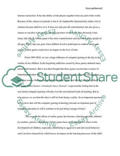 On-line gaming is a time waster