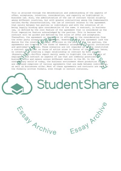 The Importance of the Essential Elements Required for the Formation of a Valid Contract