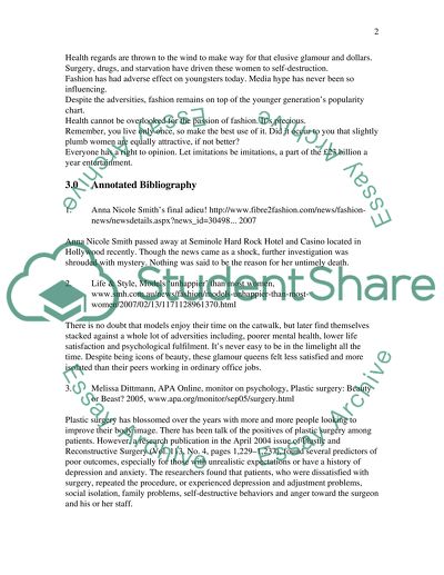 Research Paper Thesis Statementannotated bibliographyoutline