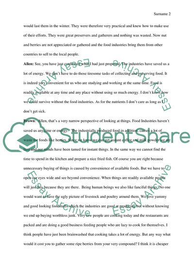 Argumentative Dialogue for Food Systems