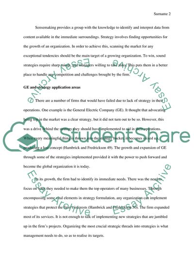 Strategy & Sensemaking HR