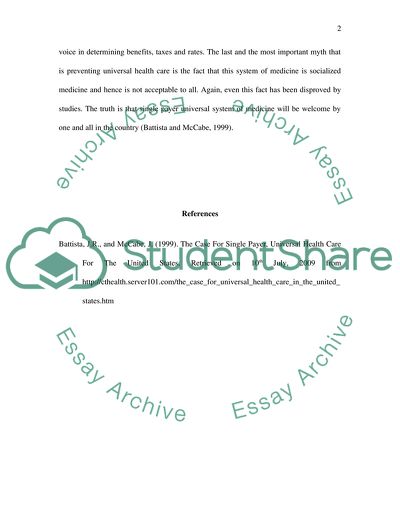 National Health Insurance in the United States