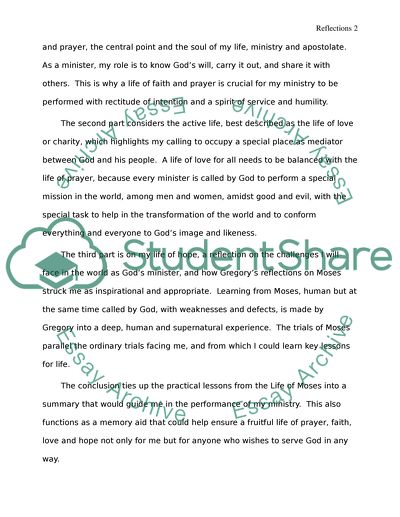 Life of Moses and Effectiveness in the Ministry