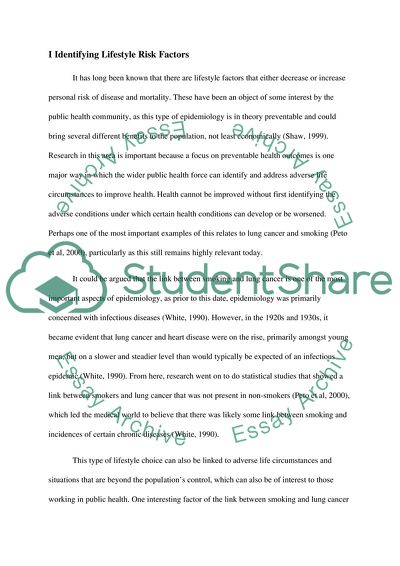 The Circumstances of Life and the Way People Live Largely Determine Their Health