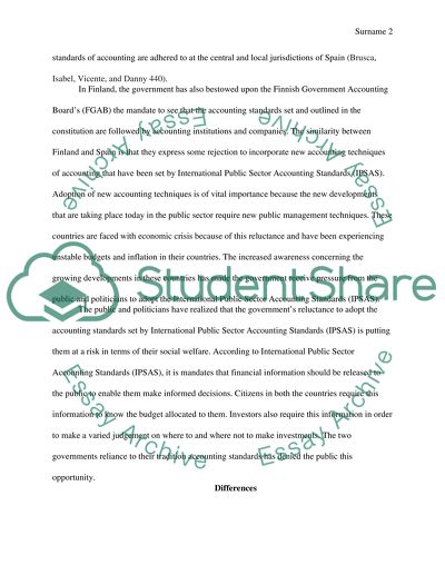 The Government of Finland and Spain