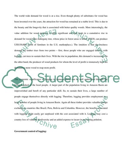 Sustaining the Amazon Basin