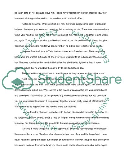 Alternative Ending to The Lady with the Dog