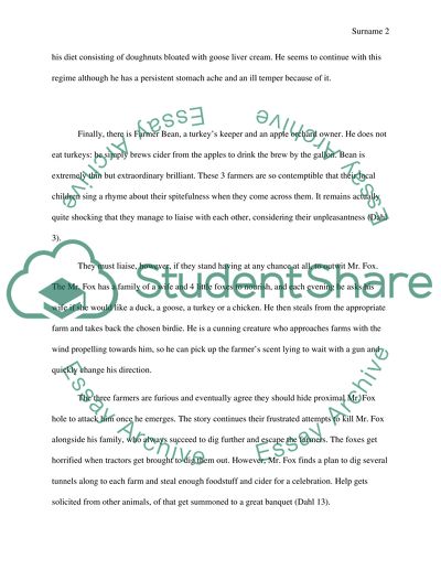 Fantastic Mr Fox by Roald Dahl Animal Literary Criticism