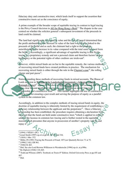 Constructive Trust & Financial Consequences of Relationship Breakdown