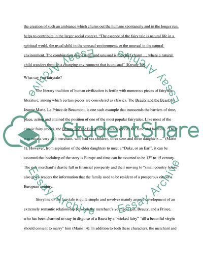 Fairytale with Child Psychology