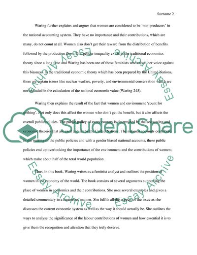 Counting for Nothing: What Men Value and What Women Are Worth by Marilyn Waring