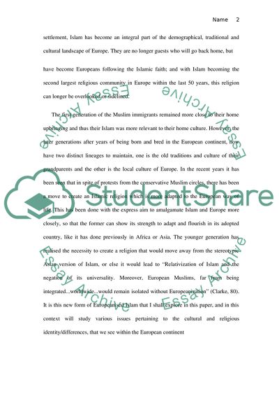 Europeanization of Islam in European Countries