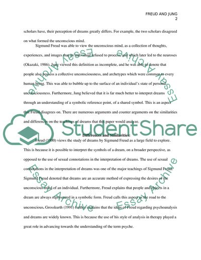 Freud and Jungs Approach to Dreams