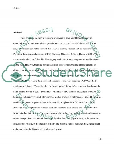 autism spectrum disorder and its characteristics essay Autism journals this page lists some autism in adulthood journal for research and scholarship on issues affecting adults on the autism spectrum, from emerging. autism spectrum disorder and its characteristics essay Autism journals this page lists some autism in adulthood journal for research and scholarship on issues affecting adults on the autism spectrum, from emerging.