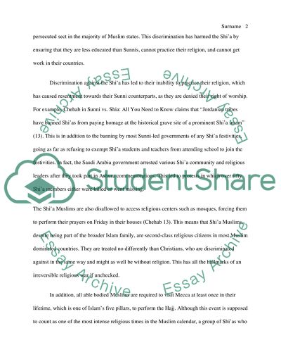 Harmful Effects of Anti-Shia Discrimination