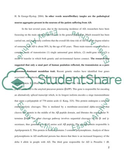 The Biology of Alzheimers Disease