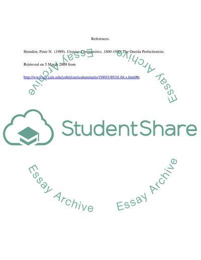 The Oneida Community