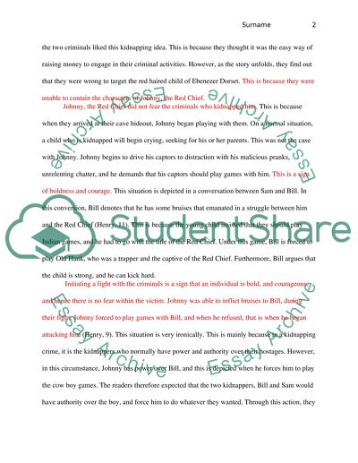 Explain a possible message that the author suggests through his story