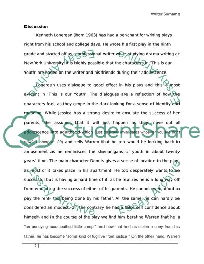 This is our all American youth: Comparison