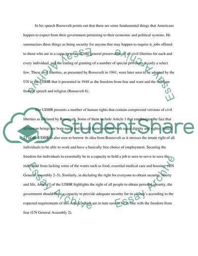 Response Paper on Four Important American Documents