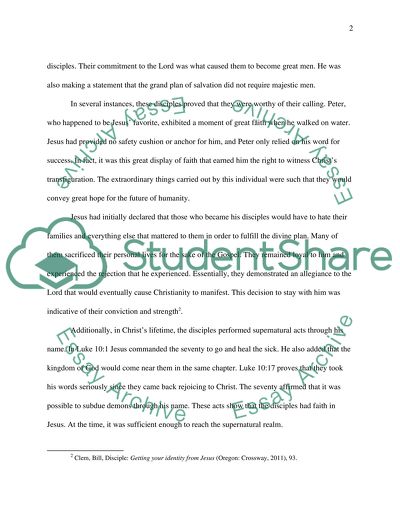 The Rise and Fall of the Disciples